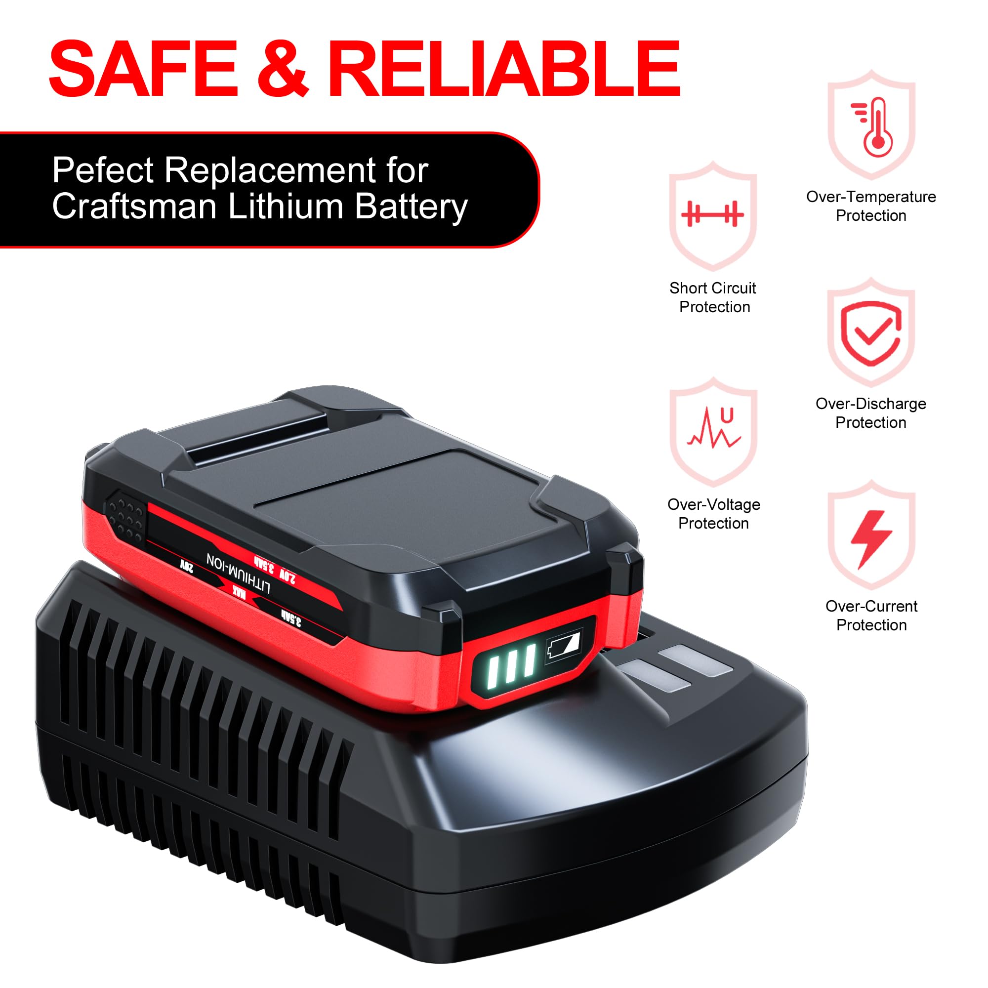 Bonacell safety features with protective shell and smart chip.