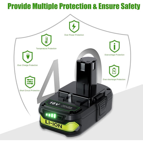 Bonacell battery with multiple safeguards for reliable power.