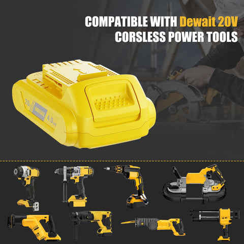 Bonacell upgraded 4000mAh battery pack for extended tool uptime.
