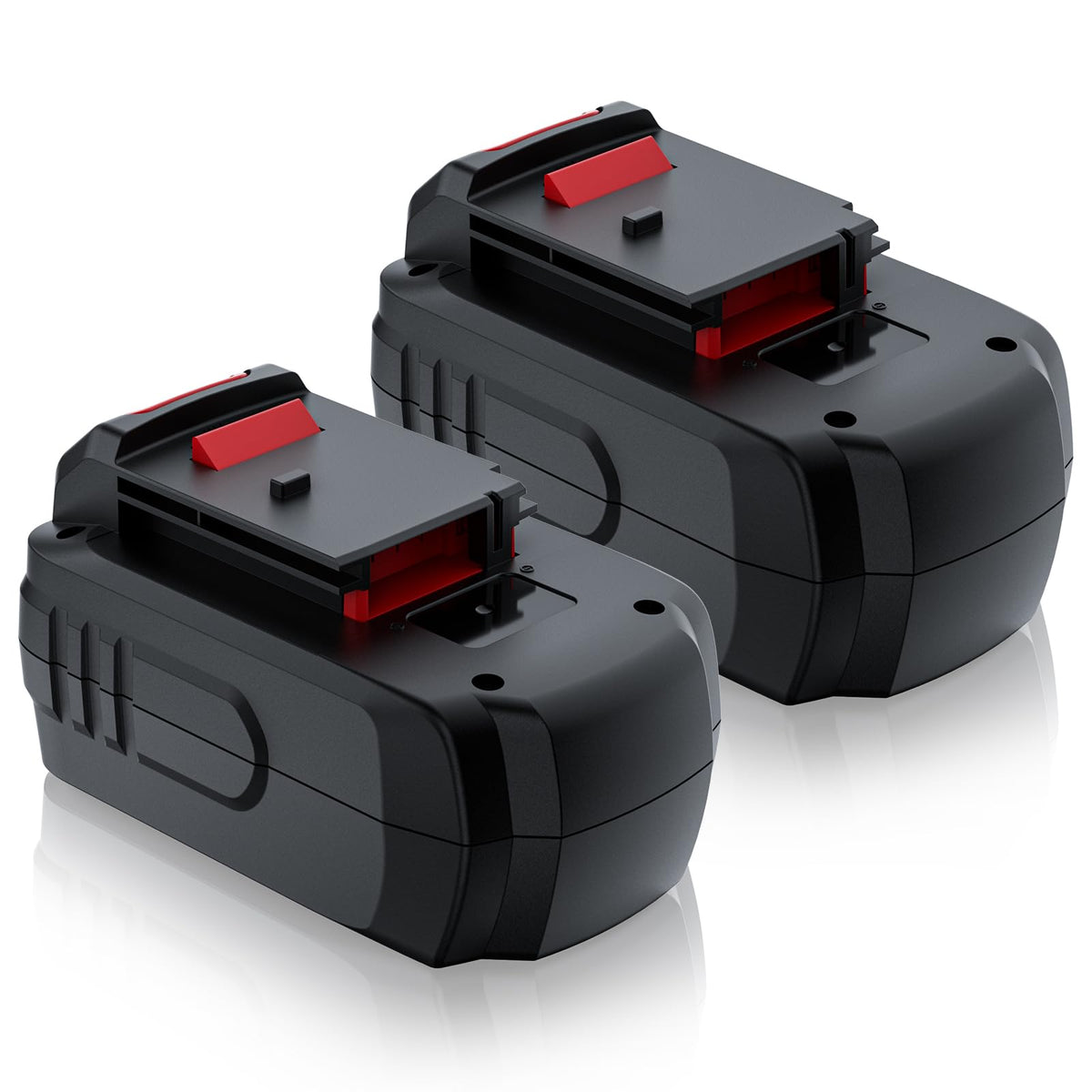 Bonadget 2-pack 5000mAh Ni-MH battery for Porter Cable 18V extends run time.