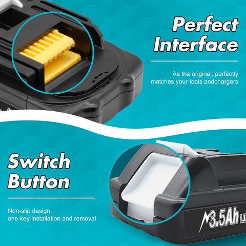 Bonadget battery sits in a same-size casing for easy swap