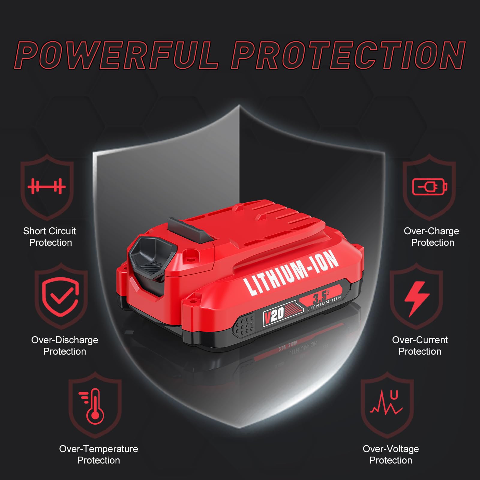 High-quality Bonadget cells provide reliable power for extended cordless use with Craftsman tools.