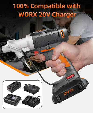 Bonadget WORX WA3525 back view emphasizes compact design and easy grip for safer handling.