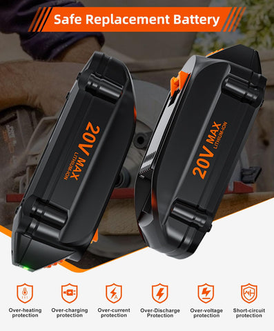Bonadget WORX WA3525 label closeup confirms compatibility and safety features for reliable use.