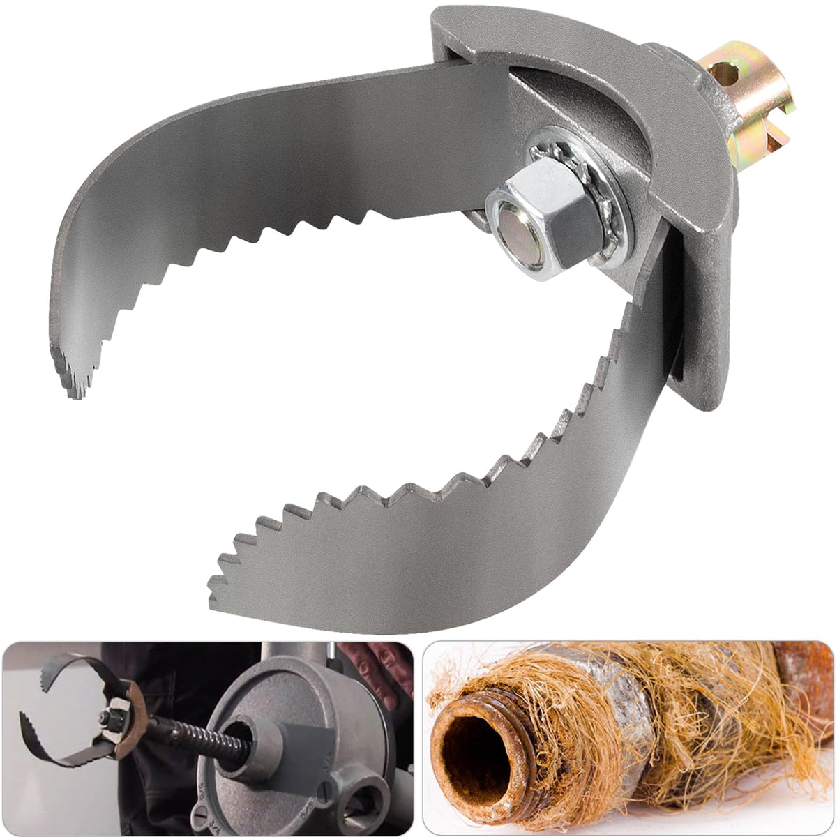 Bonbo 52822 T-232 3in C-Cutter close-up in durable steel for heavy-duty cleaning.