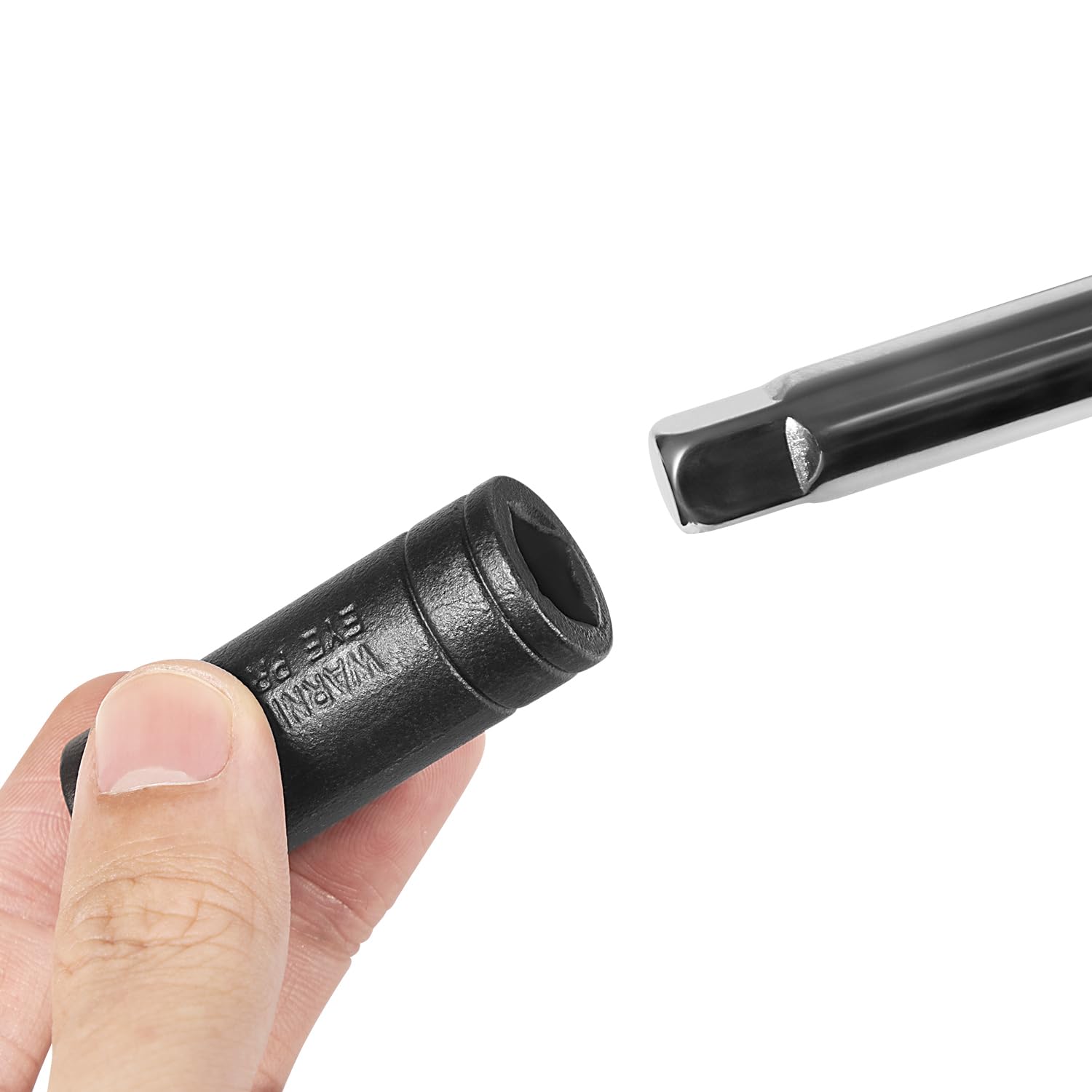 Bonbo 70500 socket 8 — included holder keeps sockets organized.