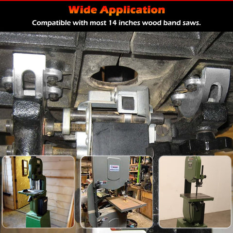 Compatible with 14-inch bandsaws from JET, ACCURA, DELTA, RIDGID and more.
