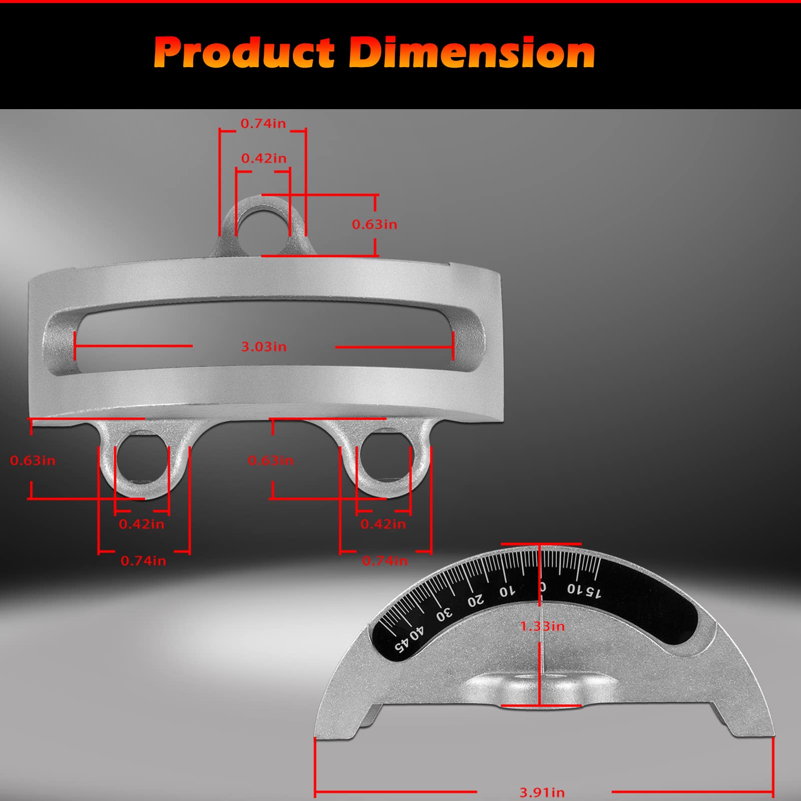 Direct replacement trunnions restore alignment and support for beveled cuts.