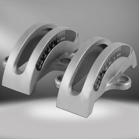 Visible degree scale aids quick adjustment of table angle.