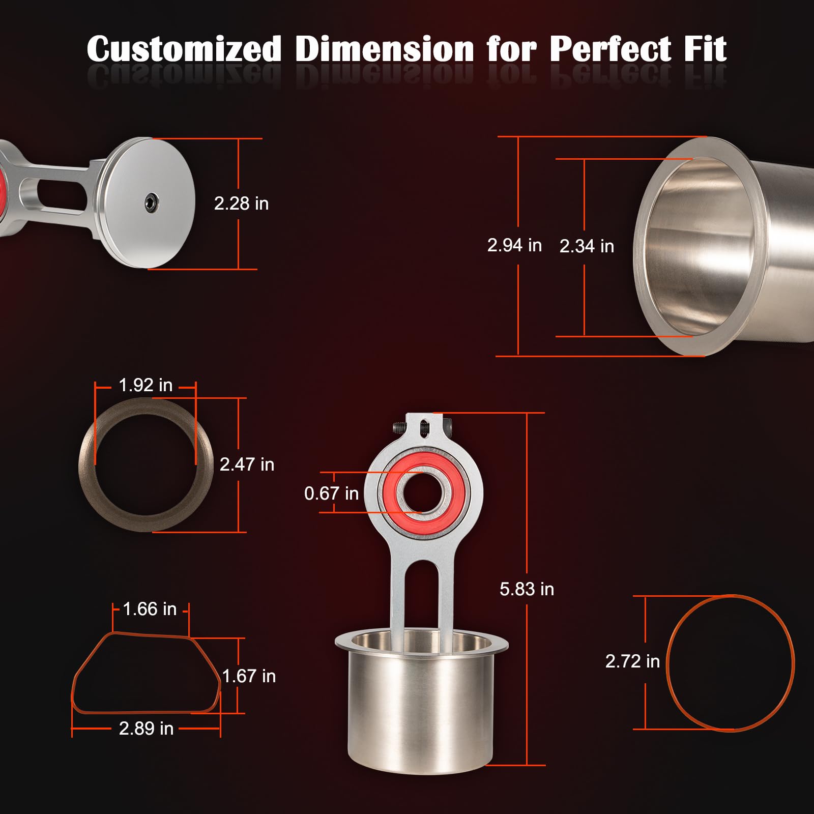 Bonbo KK-4835 piston ring showing a tight seal for smooth operation