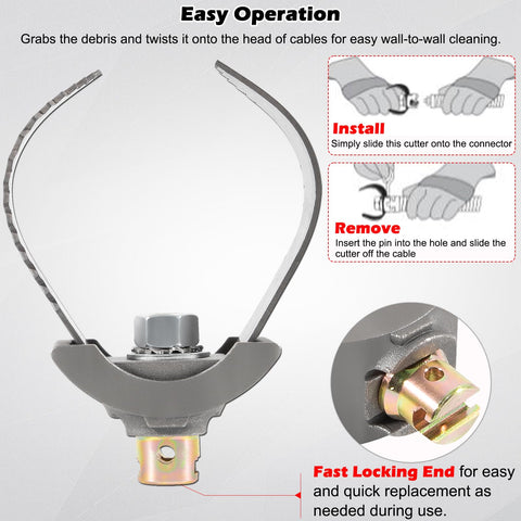 Bonbo quick-lock end enables fast replacement during use.