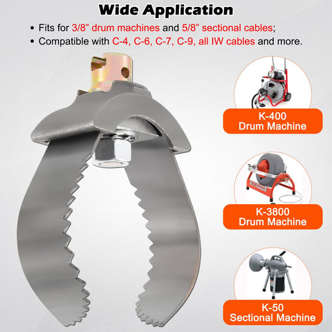 Durable steel construction of the Bonbo C-Cutter for long-term reliability.