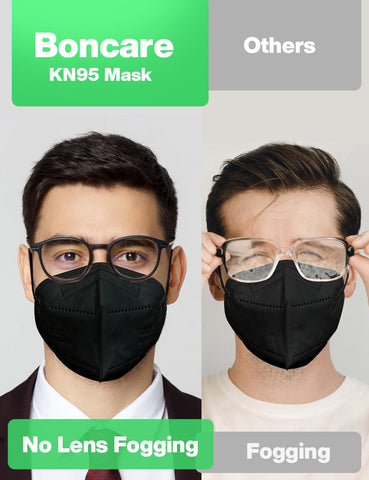 Boncare KN95 50-pack is convenient for daily use at work or school.