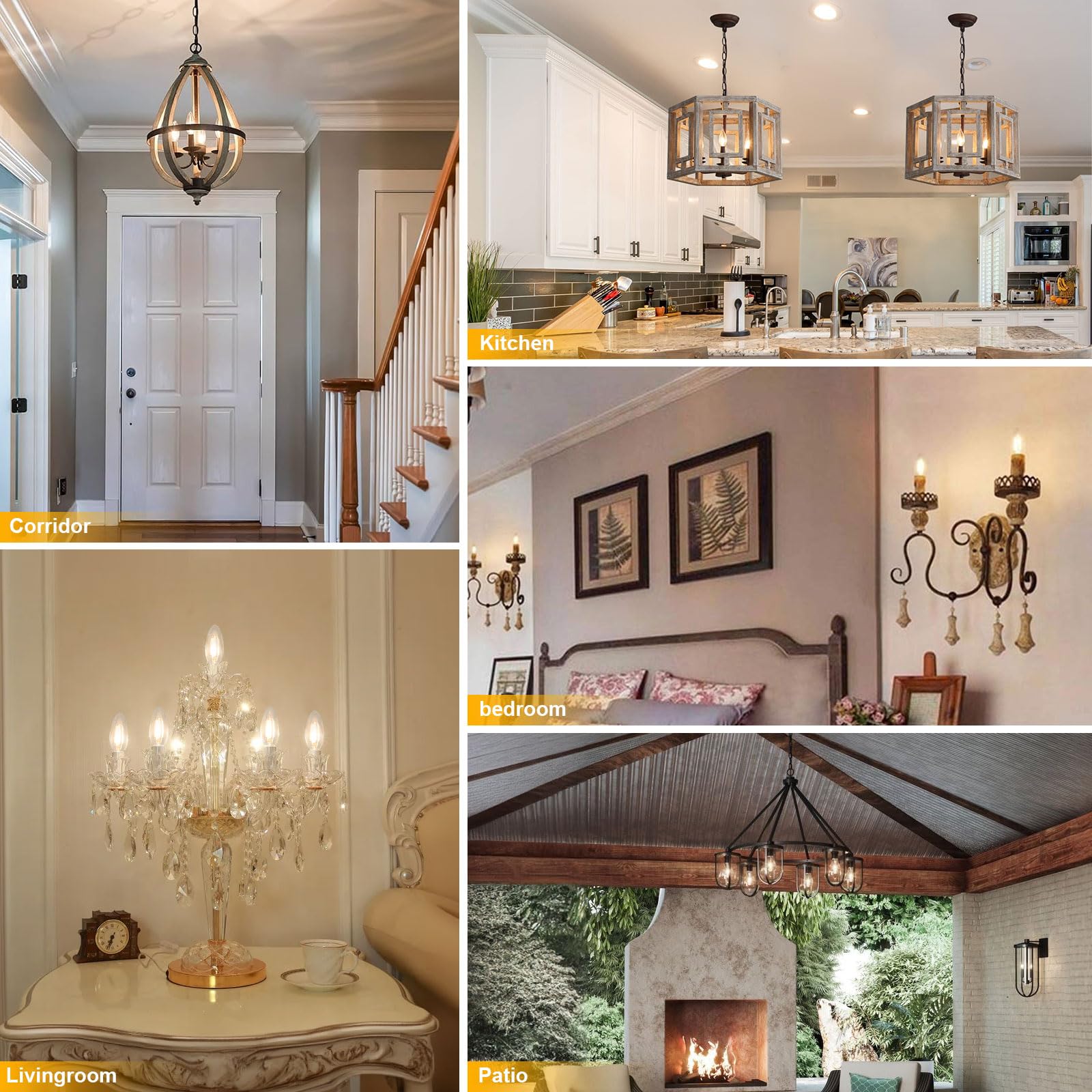 Boncoo classic candle design suits kitchens and living rooms.