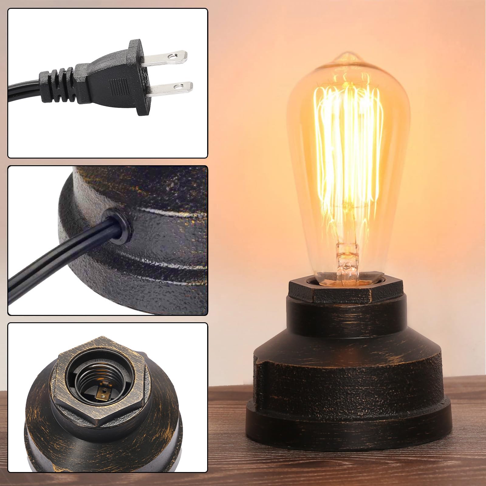 Boncoo compact lamp size fits shelves and under cabinets