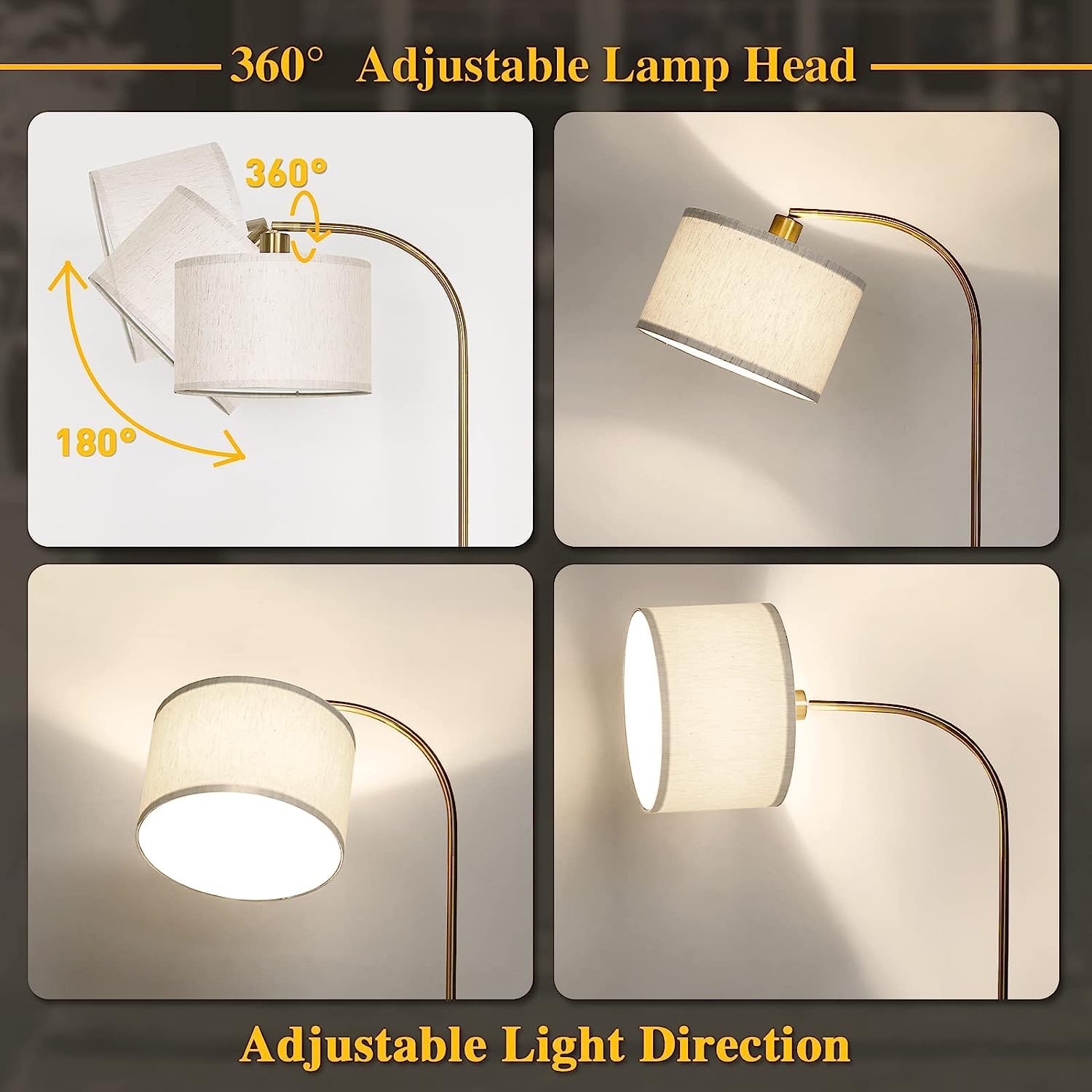 Easy, tool-free assembly of the Boncoo floor lamp in minutes