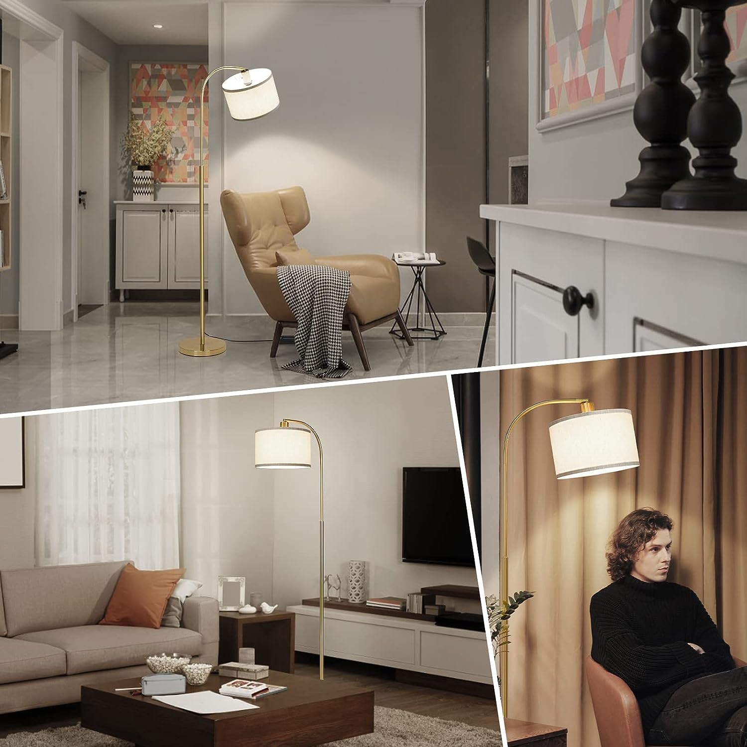 Boncoo lamp ideal for living room or study spaces needing adjustable lighting
