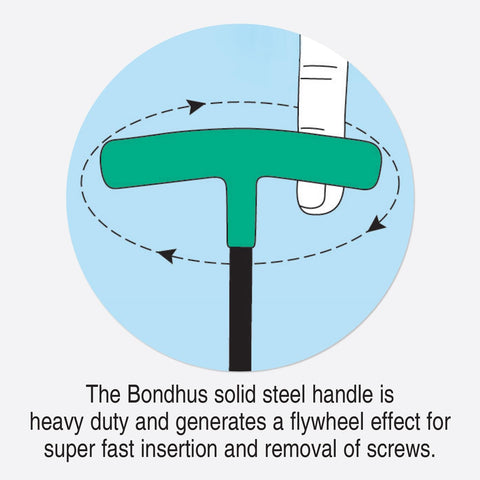 Bondhus 13189 cushioned grip enhances comfort during longer sessions.