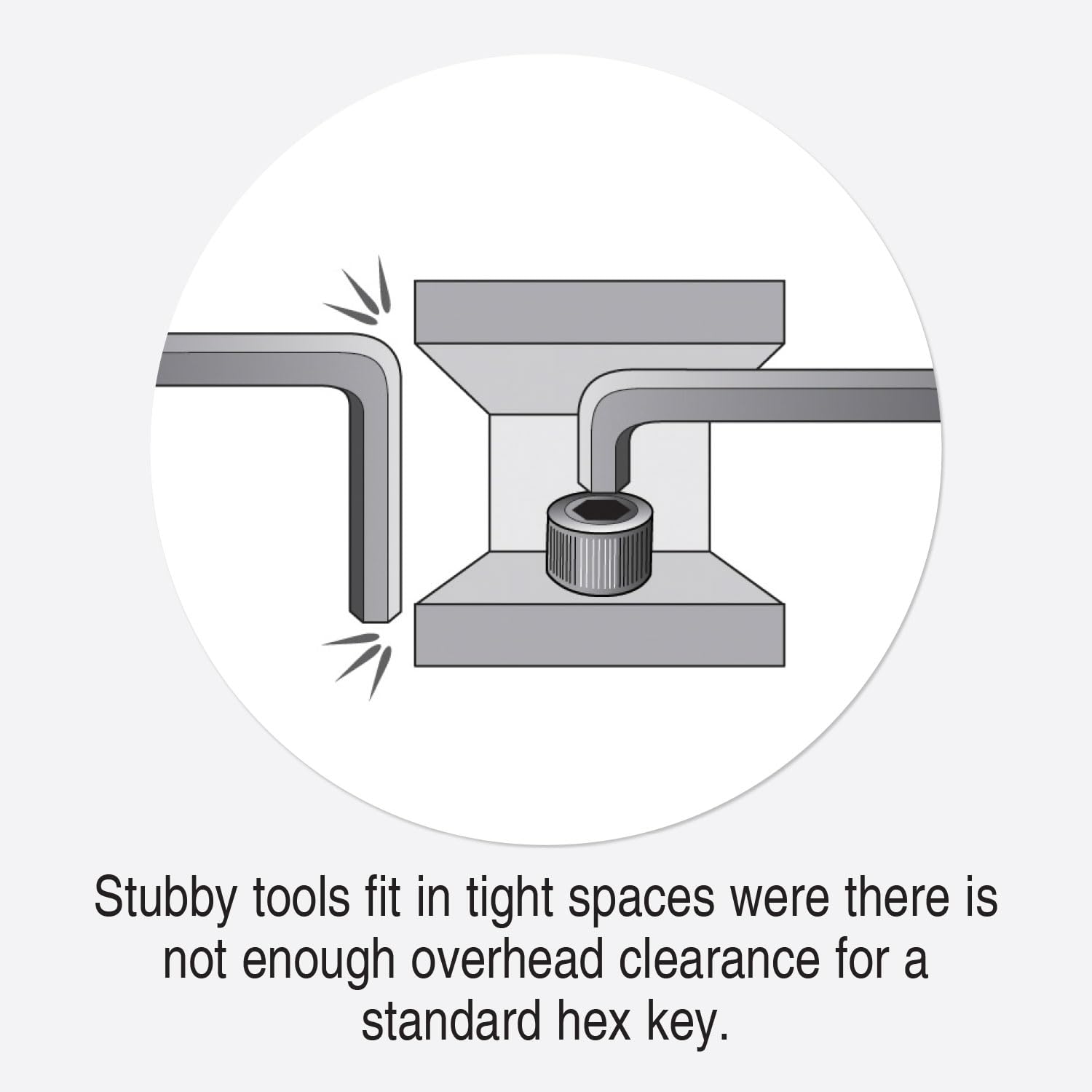 Bondhus ProGuard finish against rust for long-lasting tools.