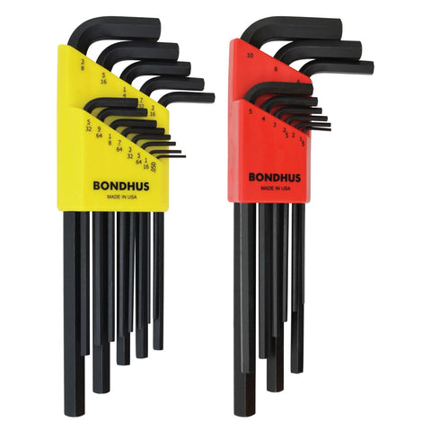 Bondhus 22199 hex L-wrench long-arm for hard-to-reach fasteners.