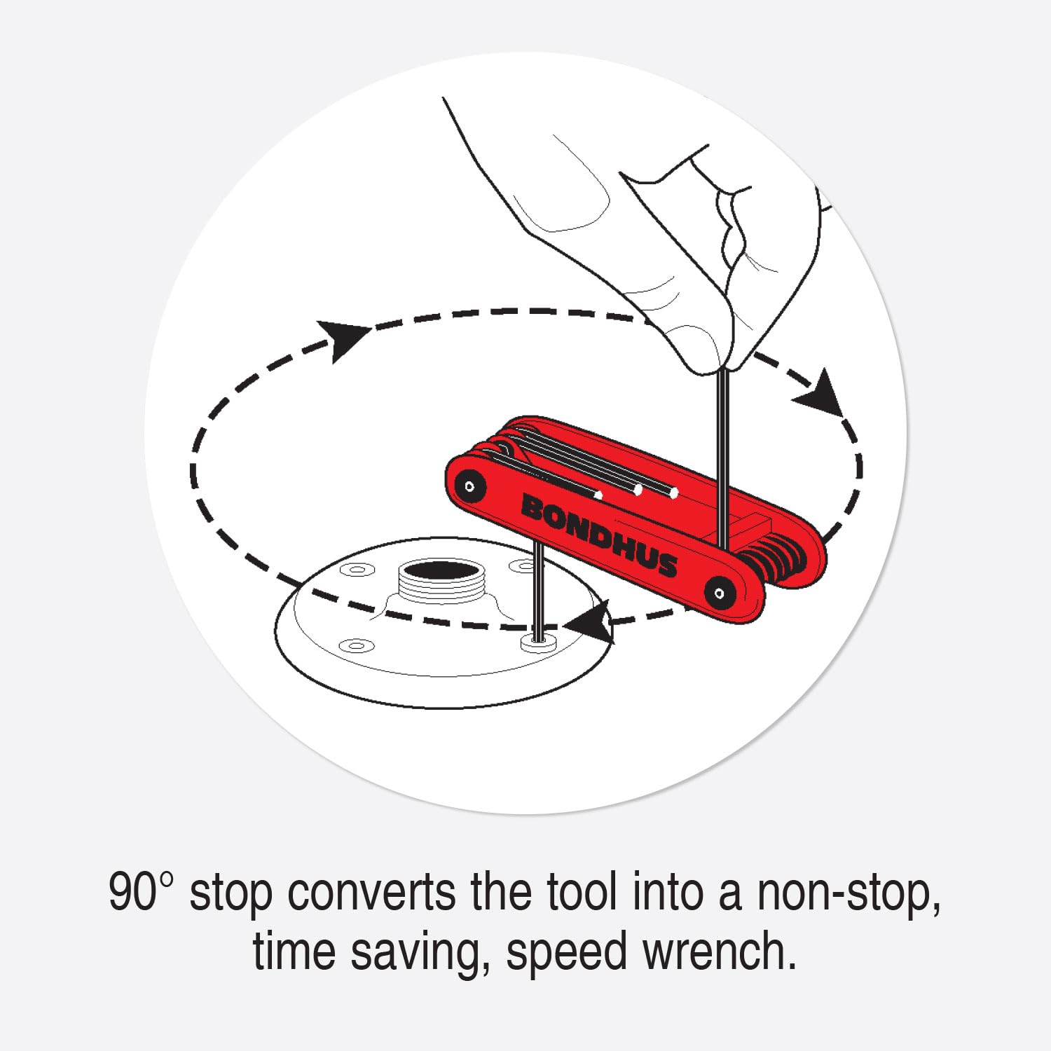Compact fold-up set fits in a pocket for quick access.