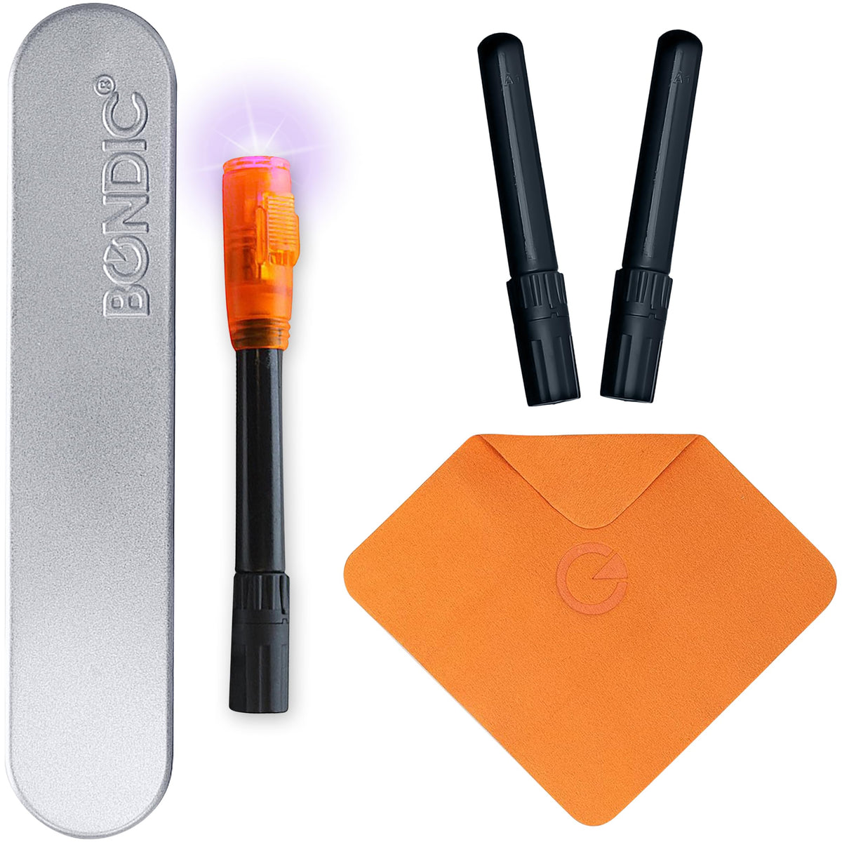Bondic Pro UV resin kit contents for quick on-the-go plastic repairs