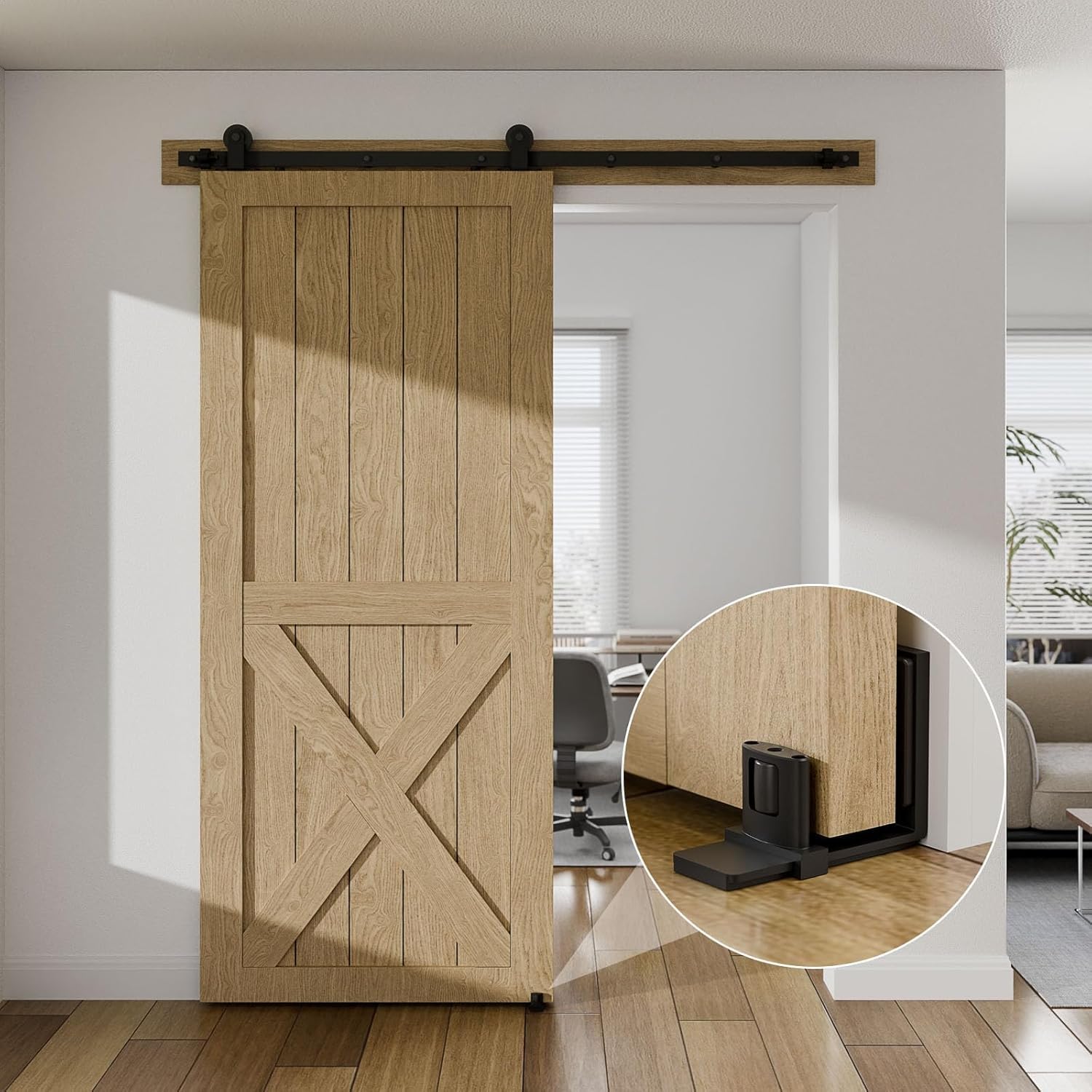 BONIKLUBA black finish complements modern hardware aesthetics.
