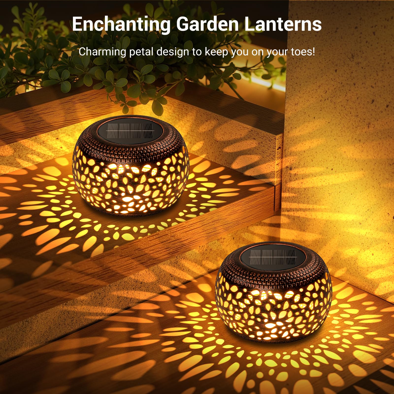 Bonlion lanterns install quickly and move easily for flexible decor