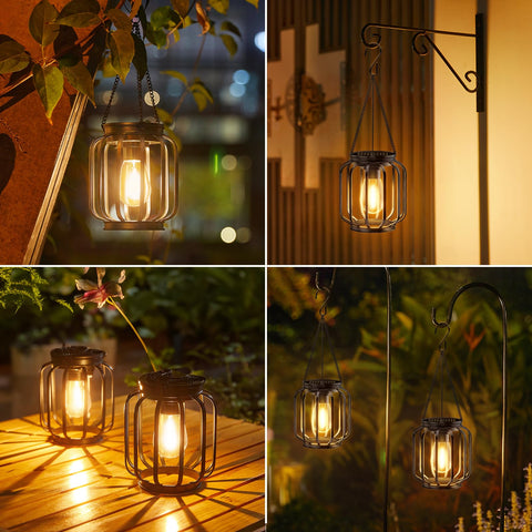BONLION solar lights brighten patios with a cozy, ambient glow.