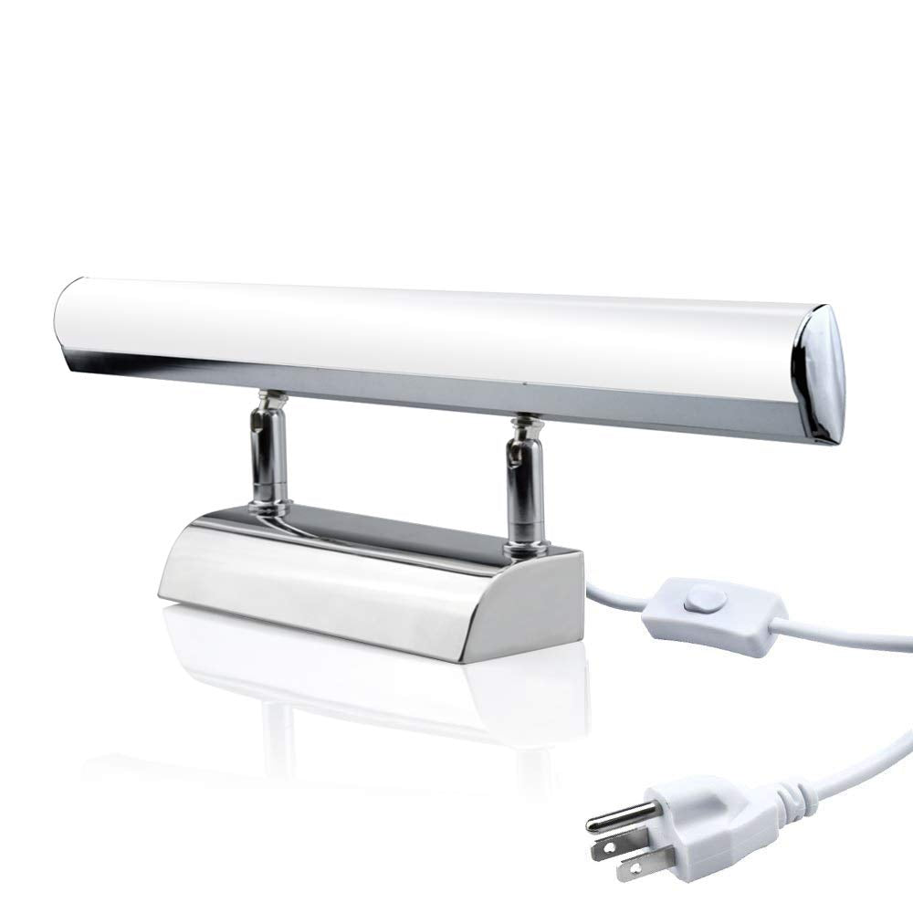 Bonlux LED bathroom vanity light front view for clear, daylight-bright makeup application