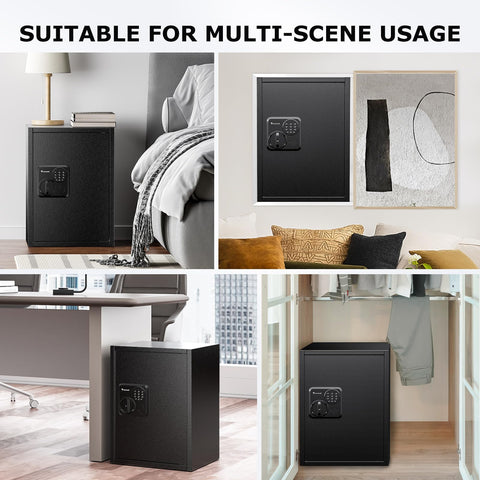 Bonsaii large safe in hotel or office setting.