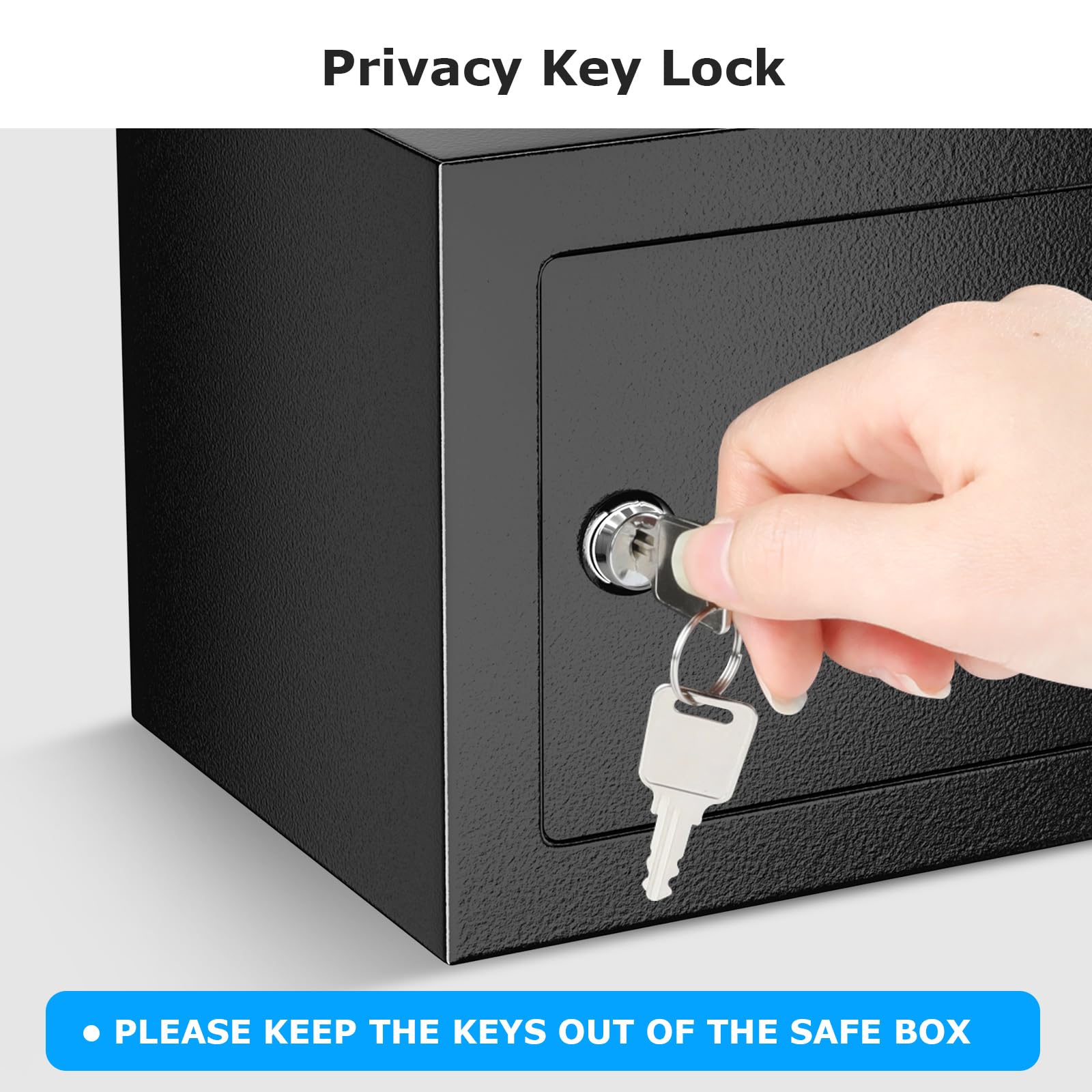 Bonsaii Safe Box installed under a drawer for discreet security.