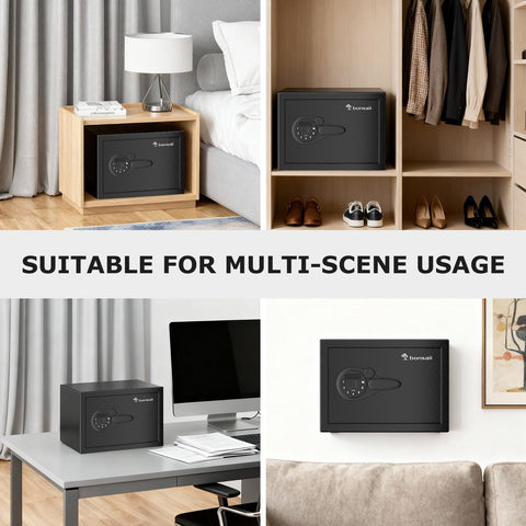 Bonsaii Safe Box Type-C charging keeps access ready.