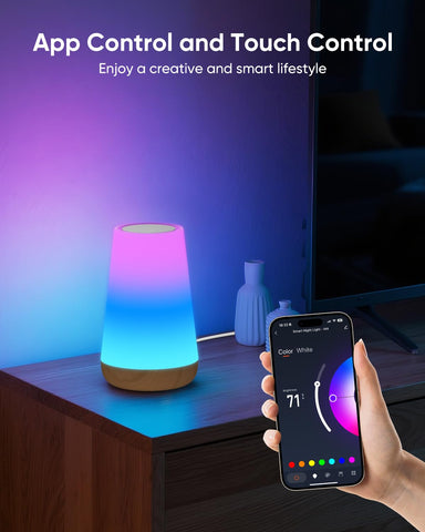 Bonsery lamp features music sync to match your favorite playlists.