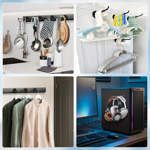 Bonsture kitchen magnetic hook keeps utensils within easy reach.