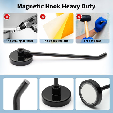 Bonsture anti-slip hook prevents items from slipping or falling.