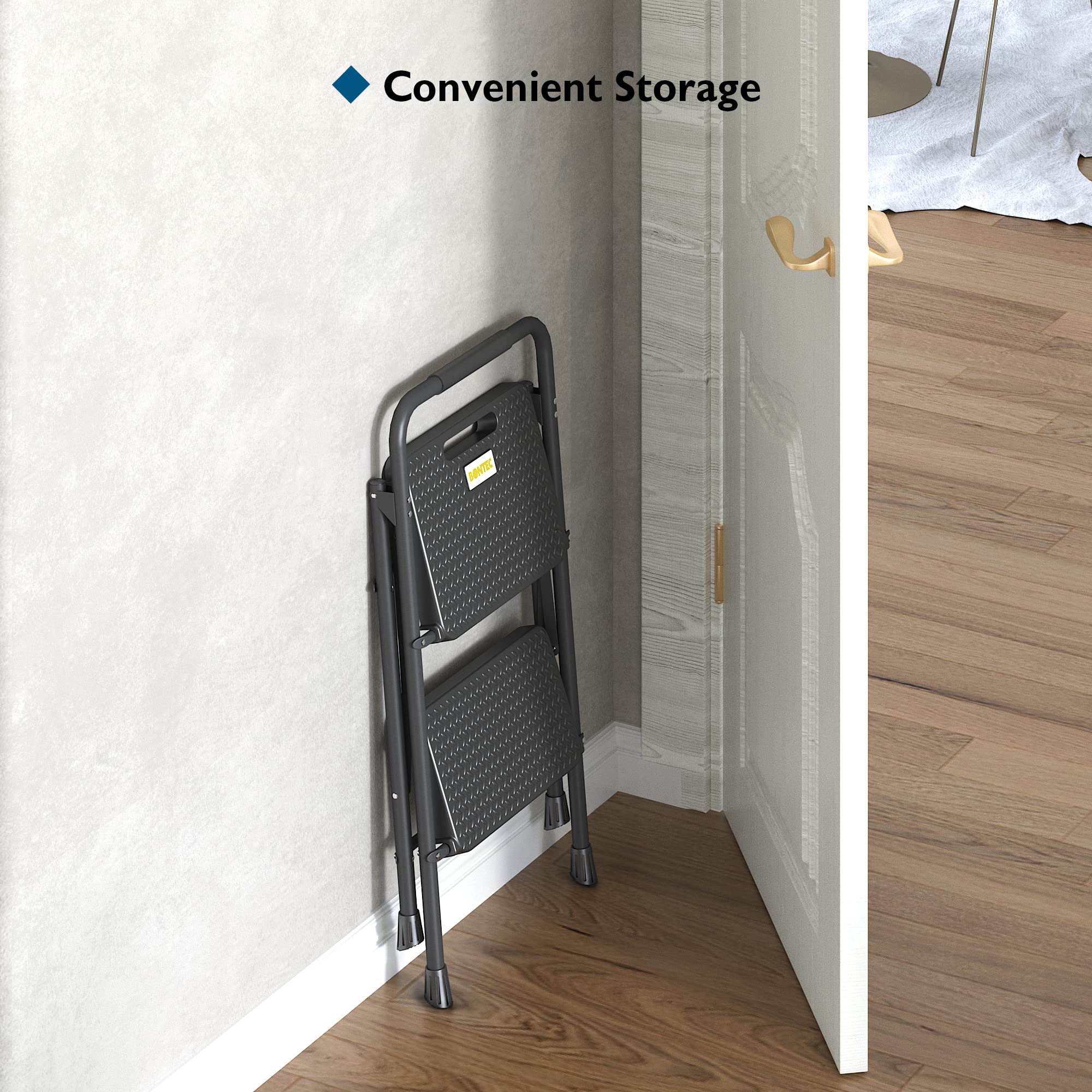 BONTEC ladder rubber feet protect floors during use