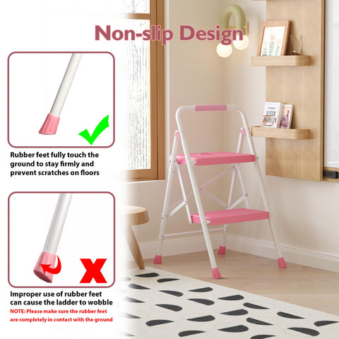 BONTEC pink 600 lbs capacity supports heavy tasks safely.