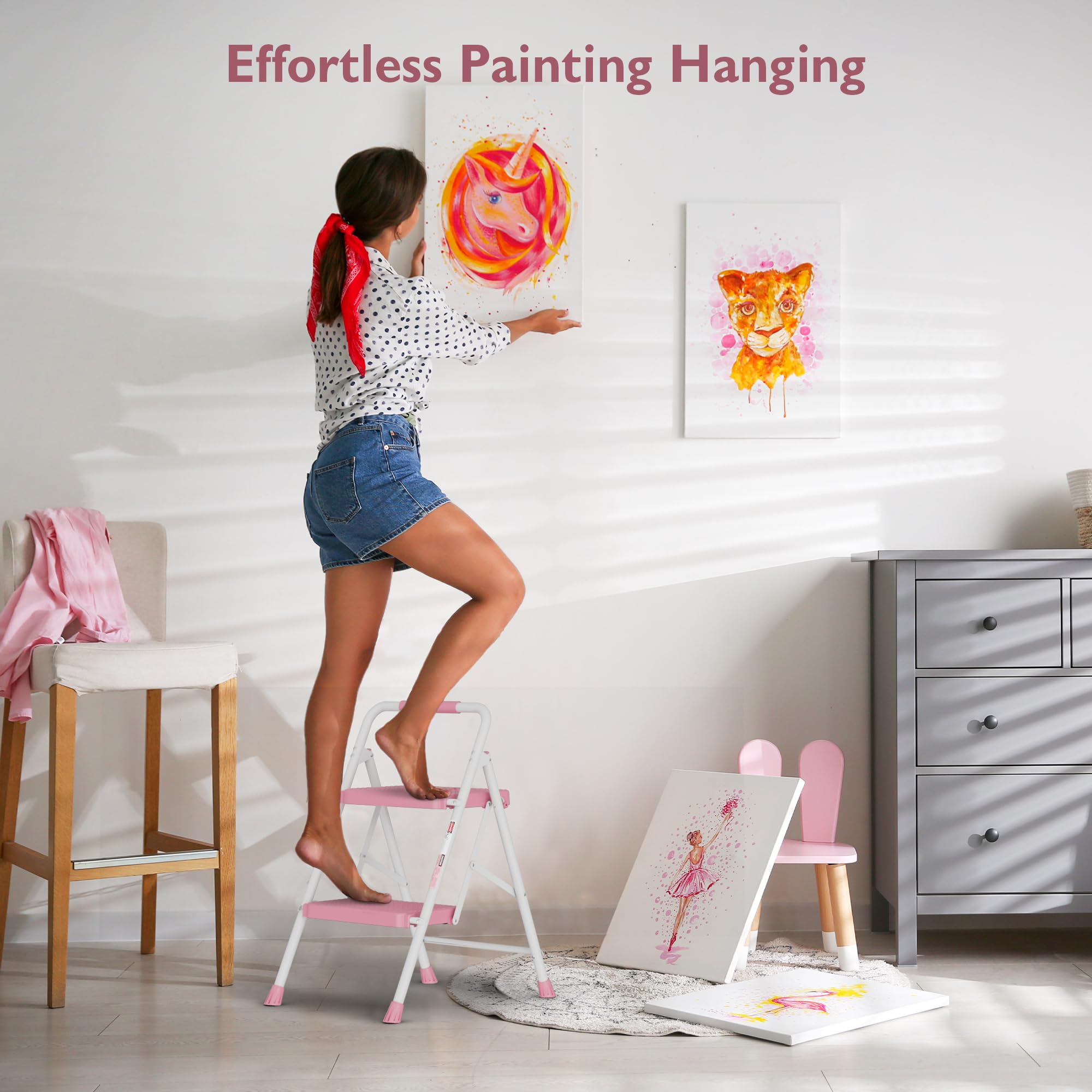 BONTEC pink steel frame delivers durable support for demanding tasks.