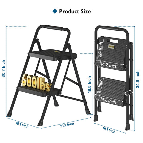 BONTEC ladder wide-base stability on varied floors