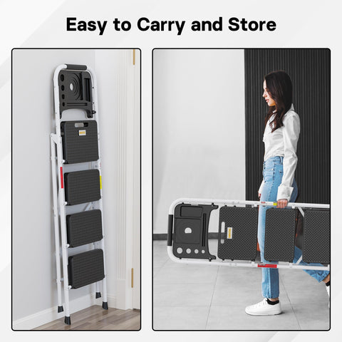 BONTEC easy-assembly ladder with pre-assembled main frame