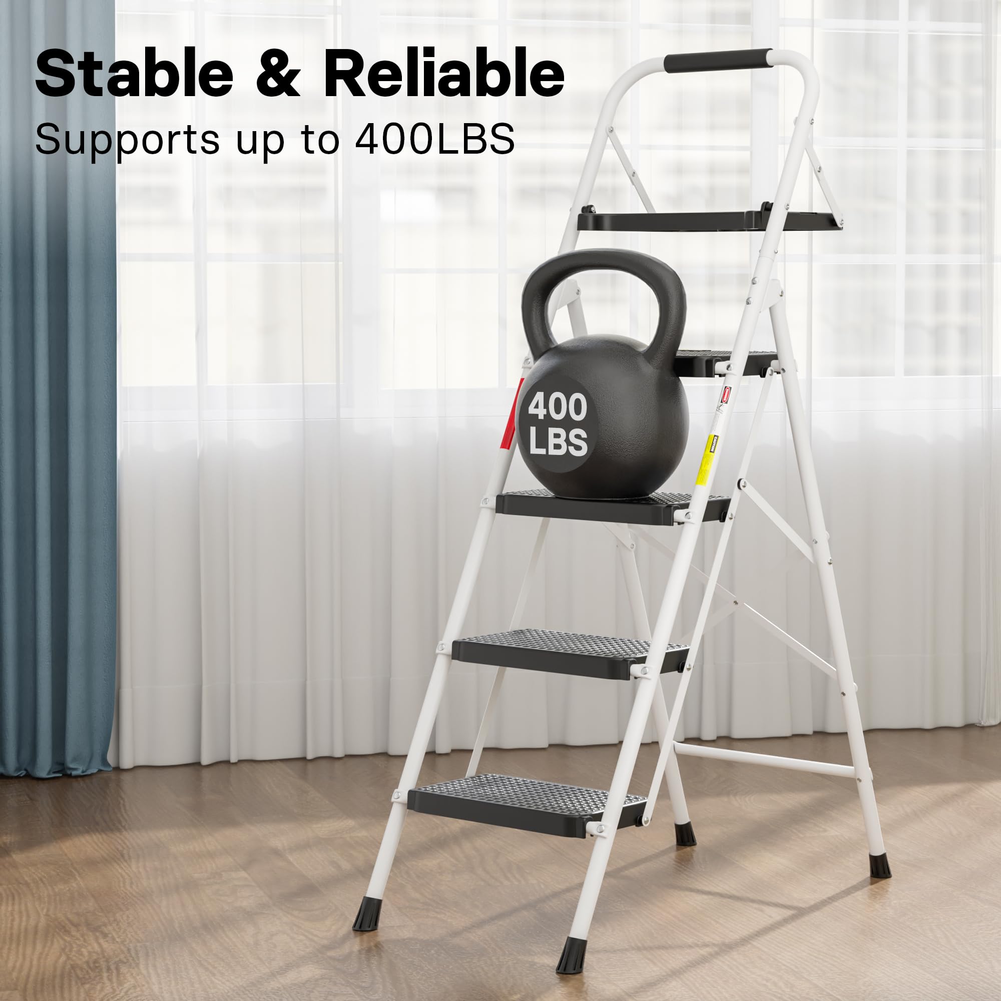 BONTEC folded compact design for easy storage in tight spaces