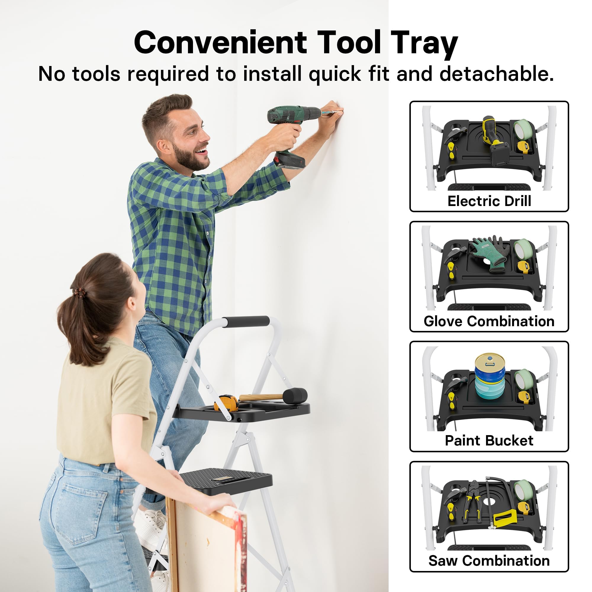 BONTEC portable ladder ideal for home and work tasks