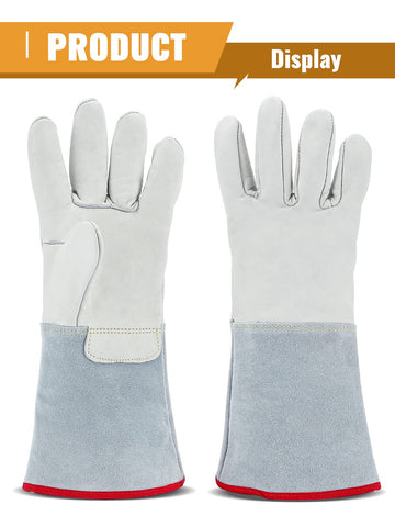 Bonvoisin cryogenic gloves leather texture highlights durability for cold storage.
