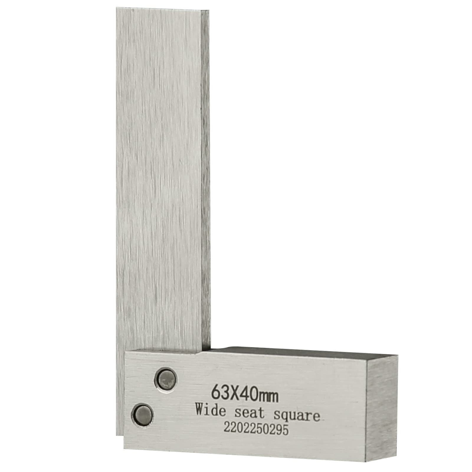 Boomgood Machinist Square 100x63mm supports accurate 90-degree measurements.