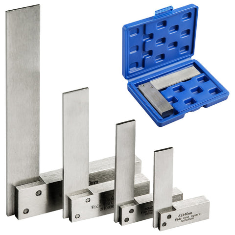 Boomgood Machinist Square 63x40mm for precise layout and straightness.