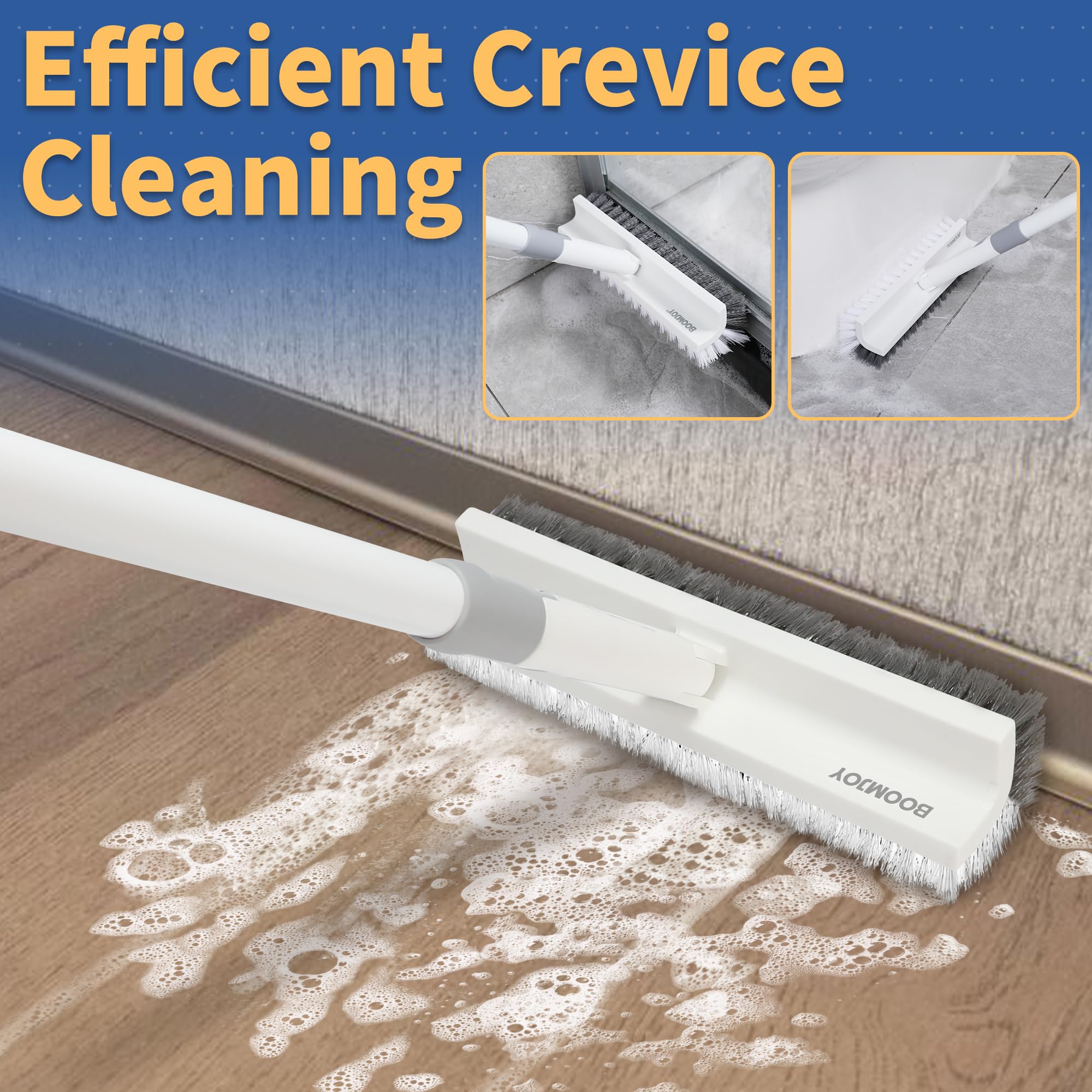 BOOMJOY thickened rod provides sturdy support for tough scrubbing jobs