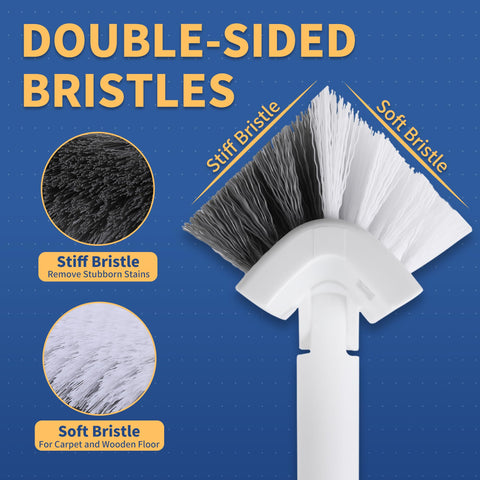 BOOMJOY V-shaped bristles target grout lines for precise deep cleaning