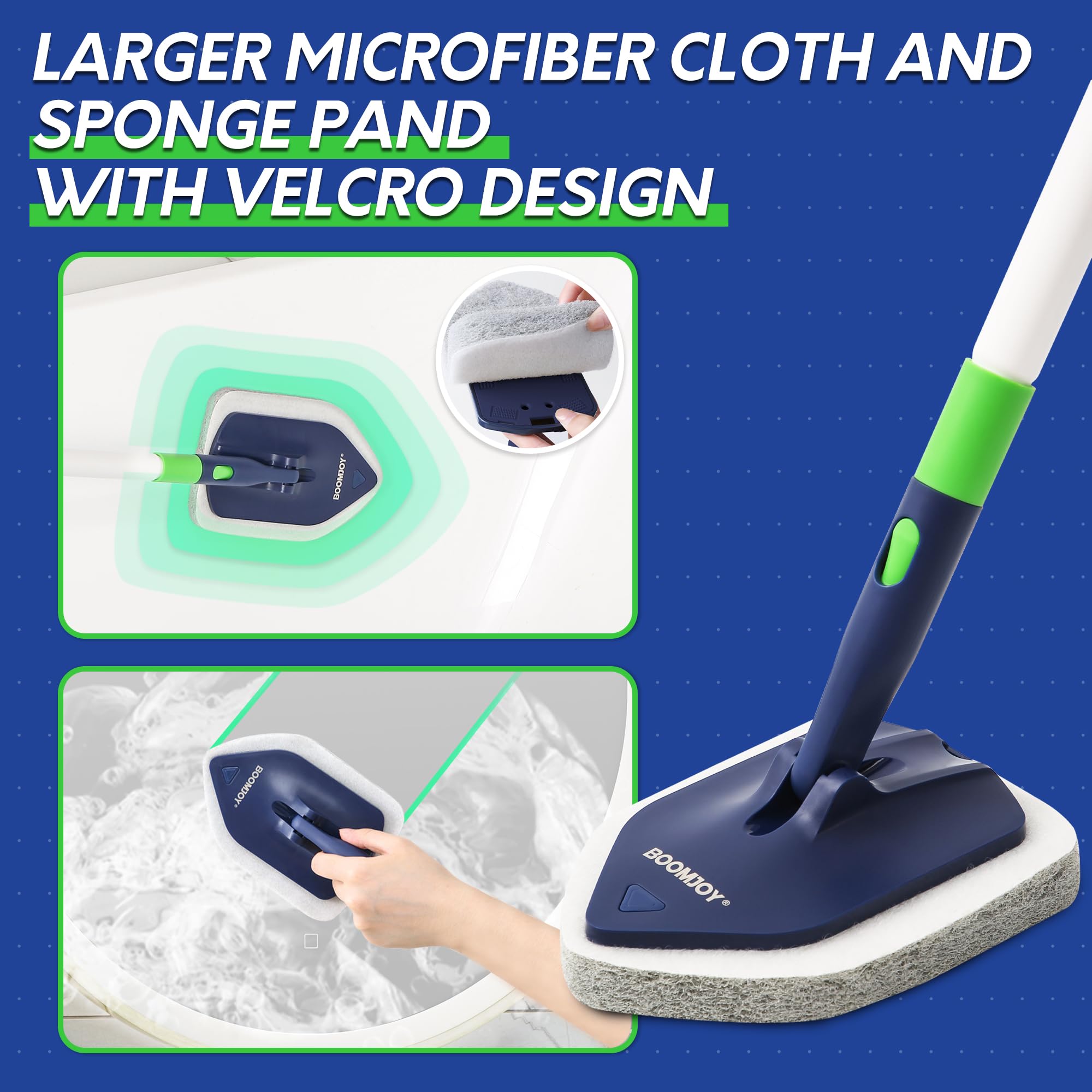 BOOMJOY multi-scene cleaning kit for bathroom, kitchen, and outdoor tasks.