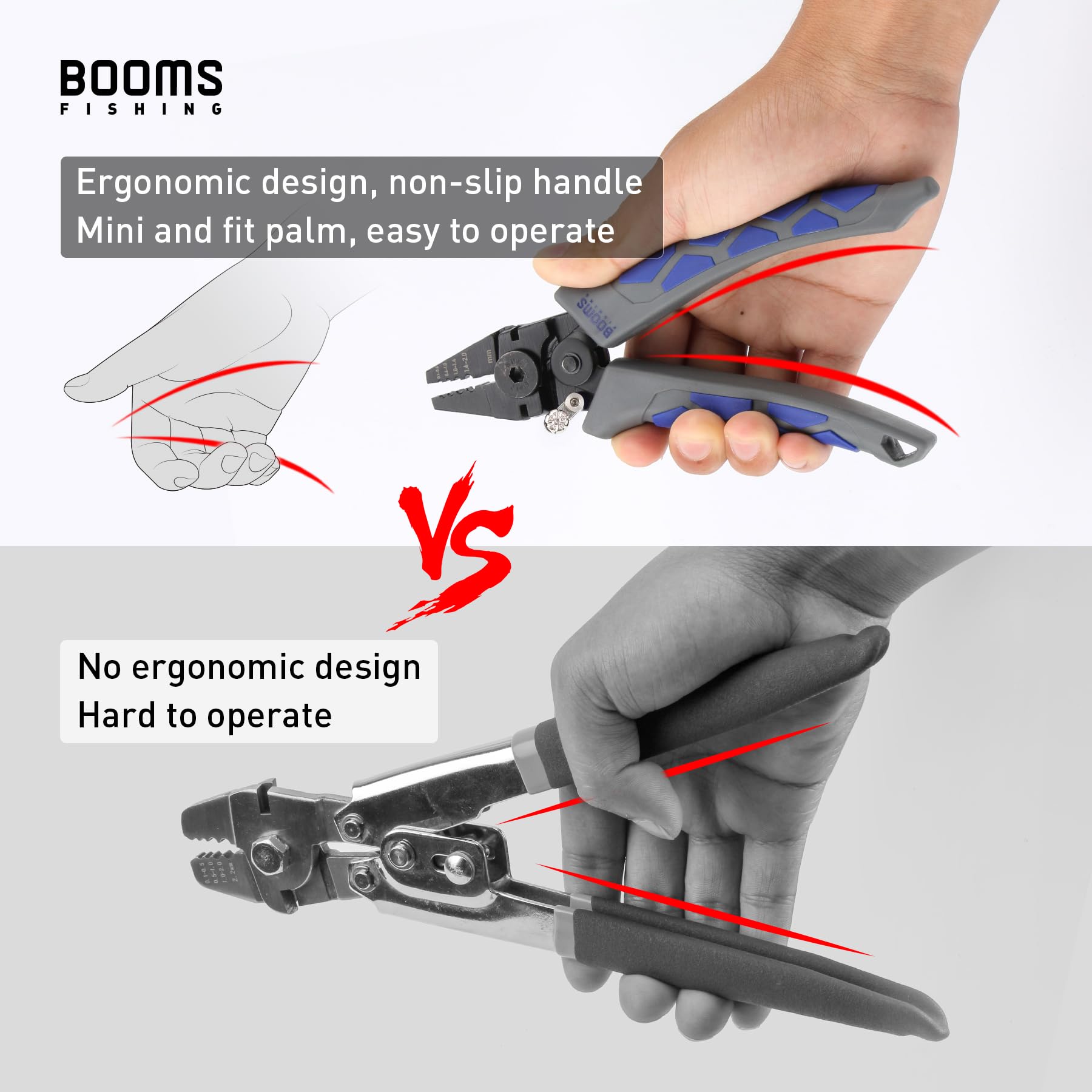 CP4 lever design emphasizing ergonomic, stable crimping action